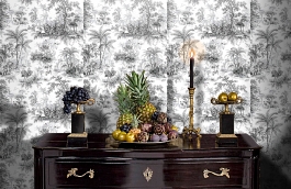 Обои 9909-1 фото в интерьере гостиной превью