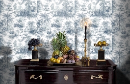 Обои 9909-2 фото в интерьере гостиной превью