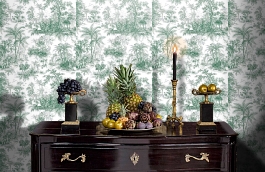 Обои 9909-3 фото в интерьере гостиной превью