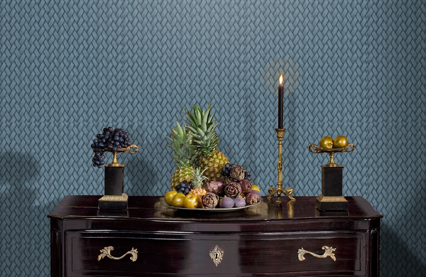 Обои R65424-8 фото в интерьере гостиной