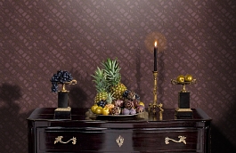 Обои RDT2202-11 фото в интерьере гостиной превью