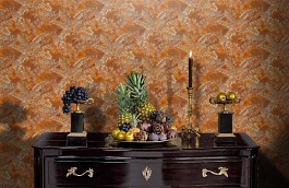 Обои RDT2206-6 фото в интерьере гостиной превью