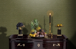 Обои RDT2209-7 фото в интерьере гостиной превью