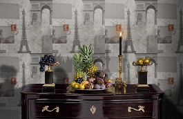 Обои RFE1616-1 фото в интерьере гостиной превью