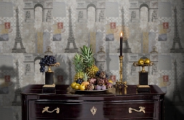 Обои RFE1616-3 фото в интерьере гостиной превью