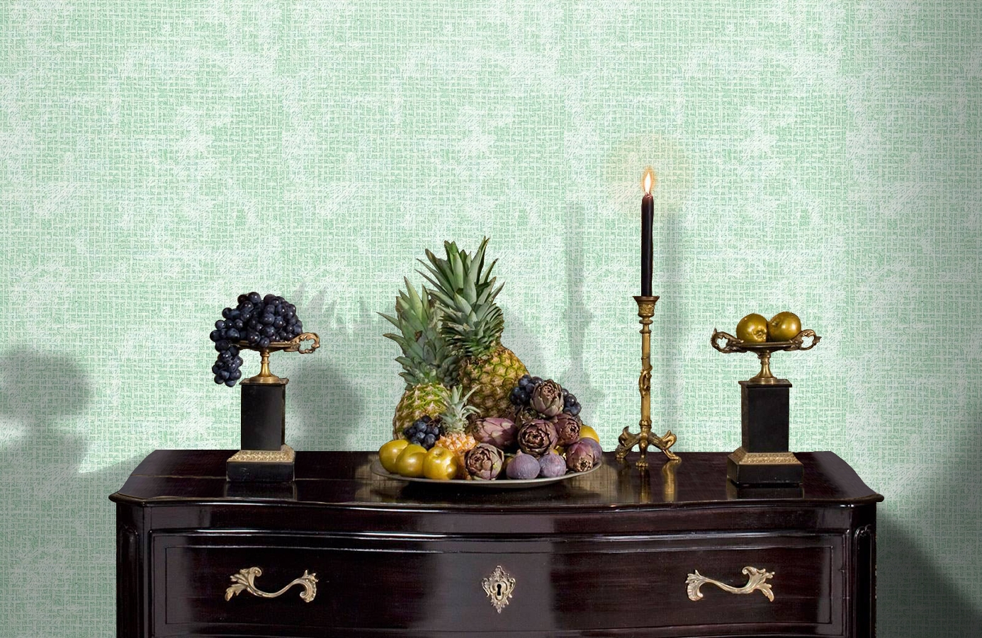 Обои RJC4006-4 фото в интерьере гостиной