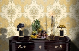 Обои RJC4007-3 фото в интерьере гостиной превью