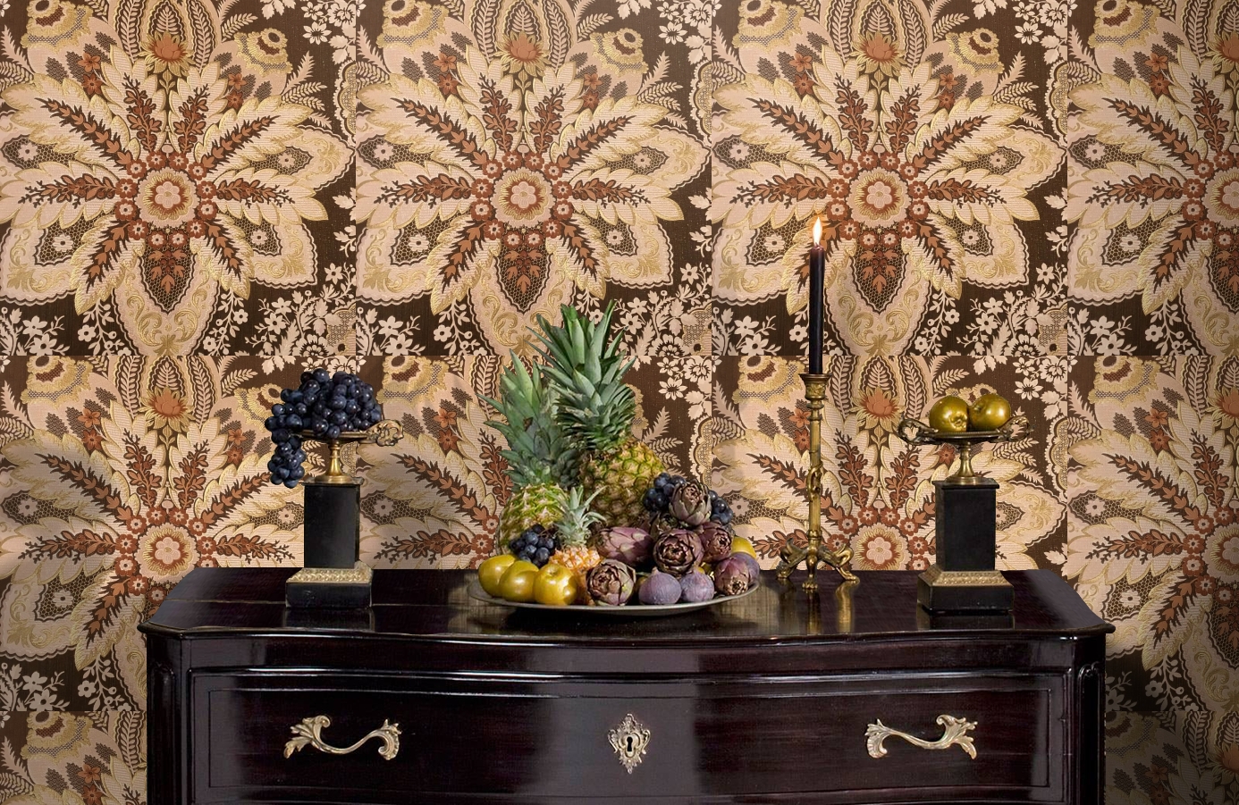 Обои RJC4011-8 фото в интерьере гостиной Обои RJC4011-8 фото в интерьере гостиной