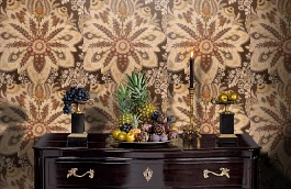 Обои RJC4011-8 фото в интерьере гостиной превью