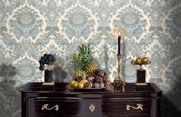 Обои RMC1701-5 фото в интерьере гостиной превью
