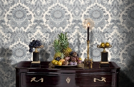 Обои RMC1701-6 фото в интерьере гостиной превью