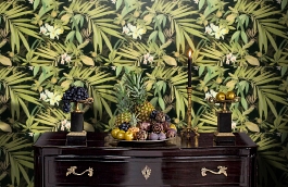 Обои 34379-3 фото в интерьере гостиной превью