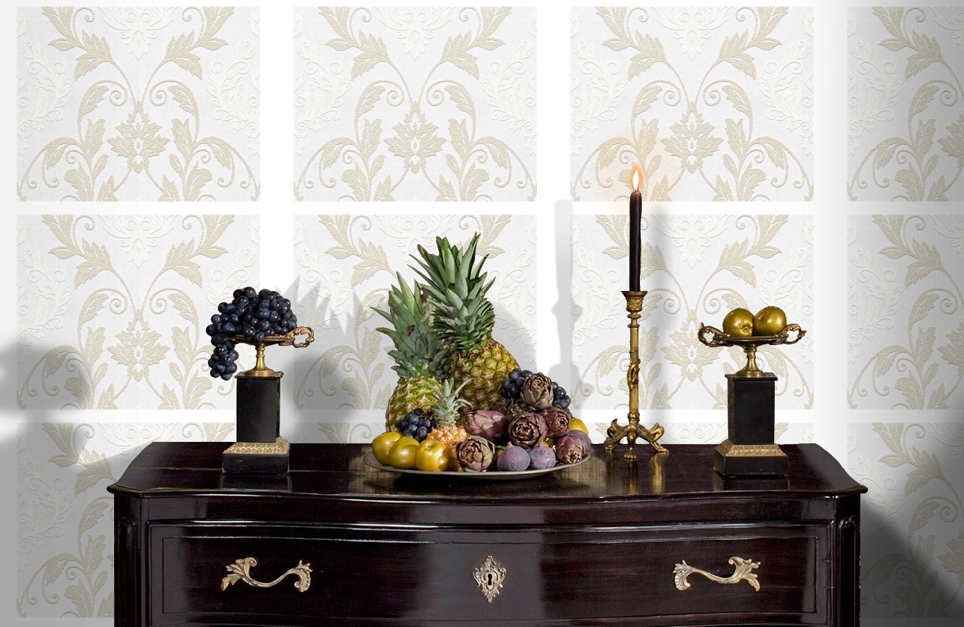 Обои 95168-1 фото в интерьере гостиной