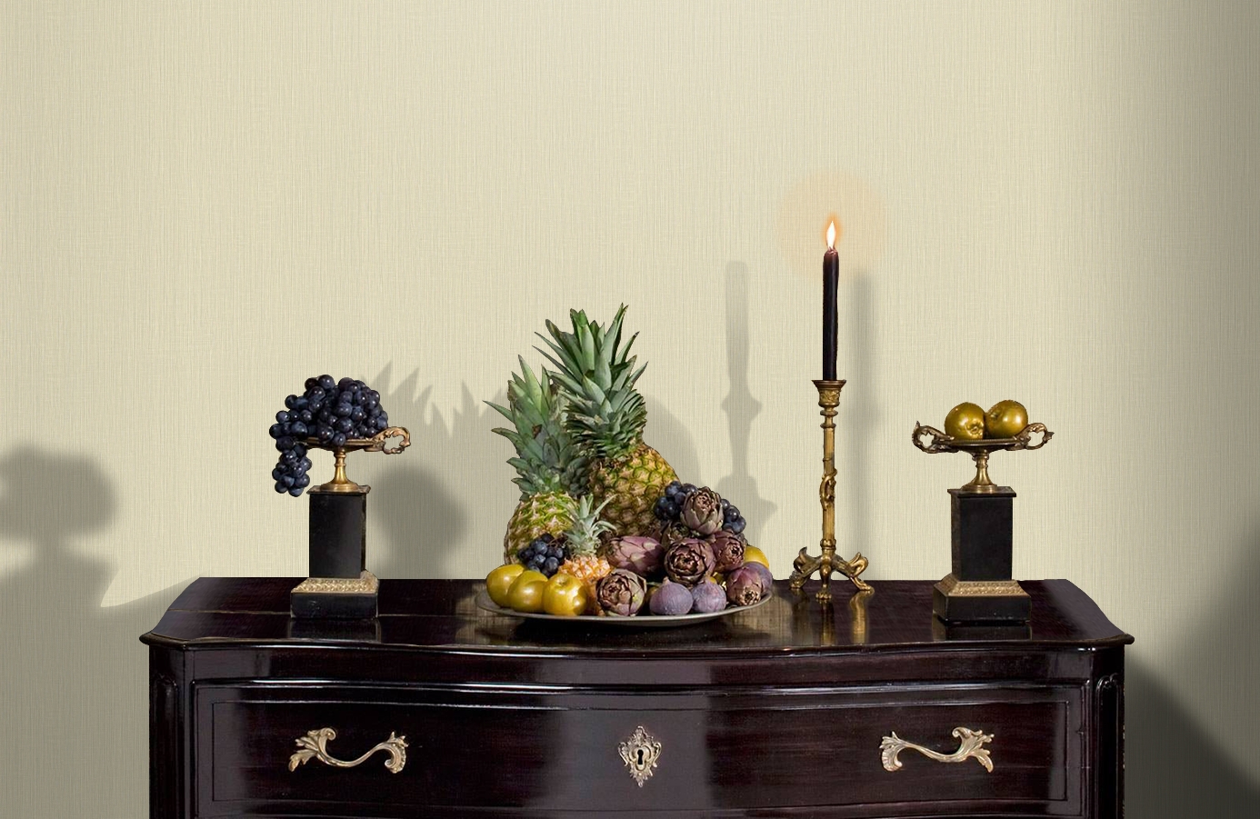 Обои 104704 фото в интерьере гостиной