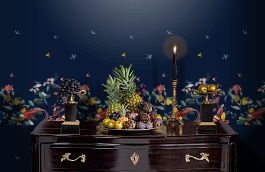 Обои 219190 фото в интерьере гостиной превью