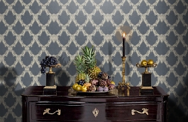 Обои 5043-6 фото в интерьере гостиной превью