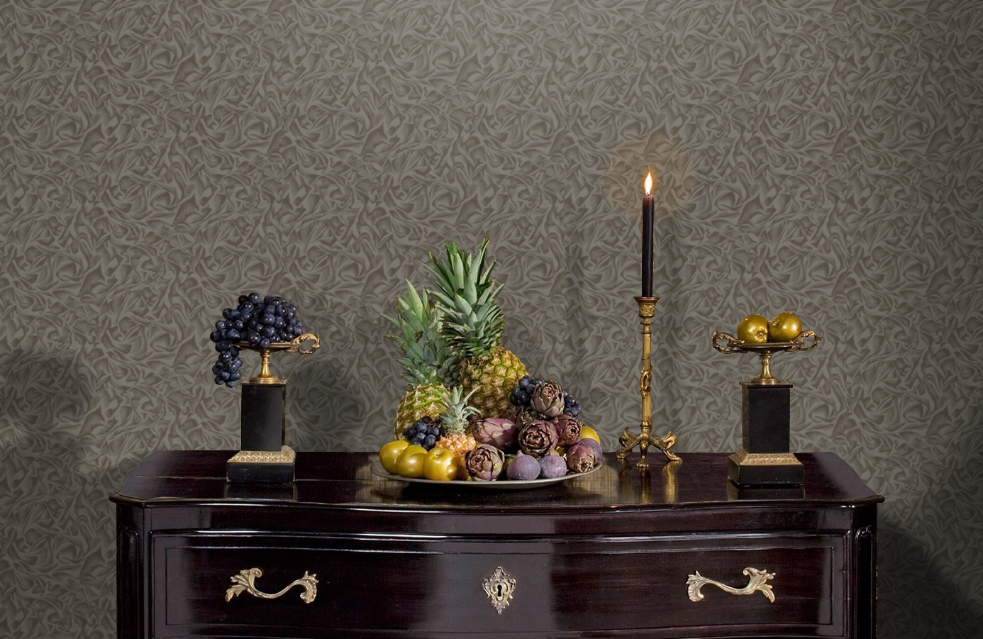 Обои 84110-6 фото в интерьере гостиной