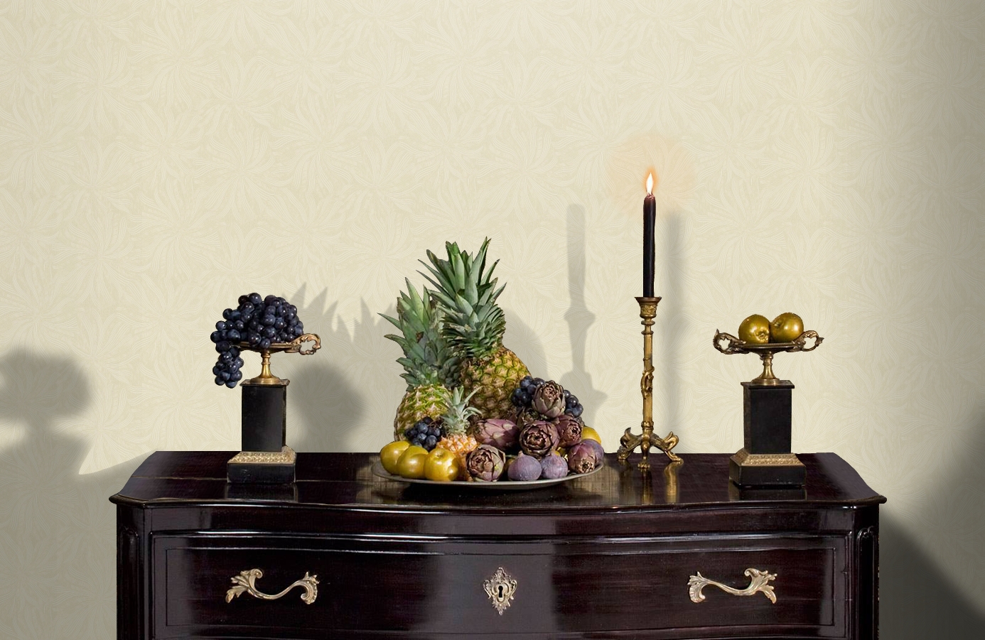 Обои 84118-2 фото в интерьере гостиной