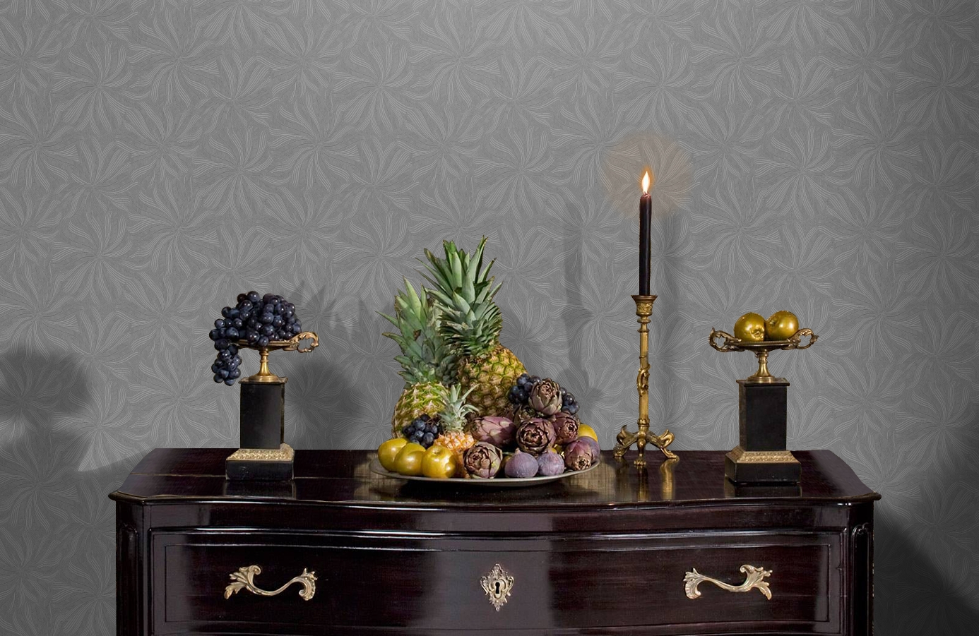 Обои 84118-7 фото в интерьере гостиной