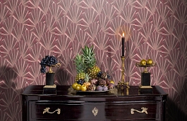 Обои 84200-7 фото в интерьере гостиной превью