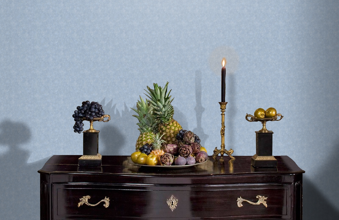 Обои 84217-8 фото в интерьере гостиной