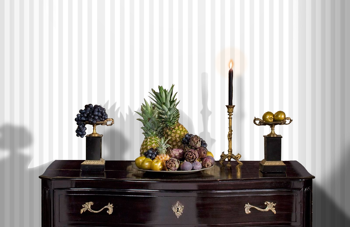 Обои 84245-4 фото в интерьере гостиной