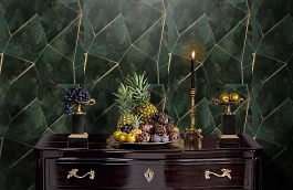 Обои 84264-6 фото в интерьере гостиной превью