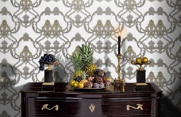 Обои 90773 фото в интерьере гостиной превью