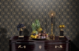 Обои 2303-4 фото в интерьере гостиной превью