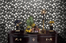 Обои 3D1201 фото в интерьере гостиной превью