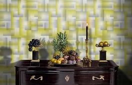 Обои 6023-04 фото в интерьере гостиной превью