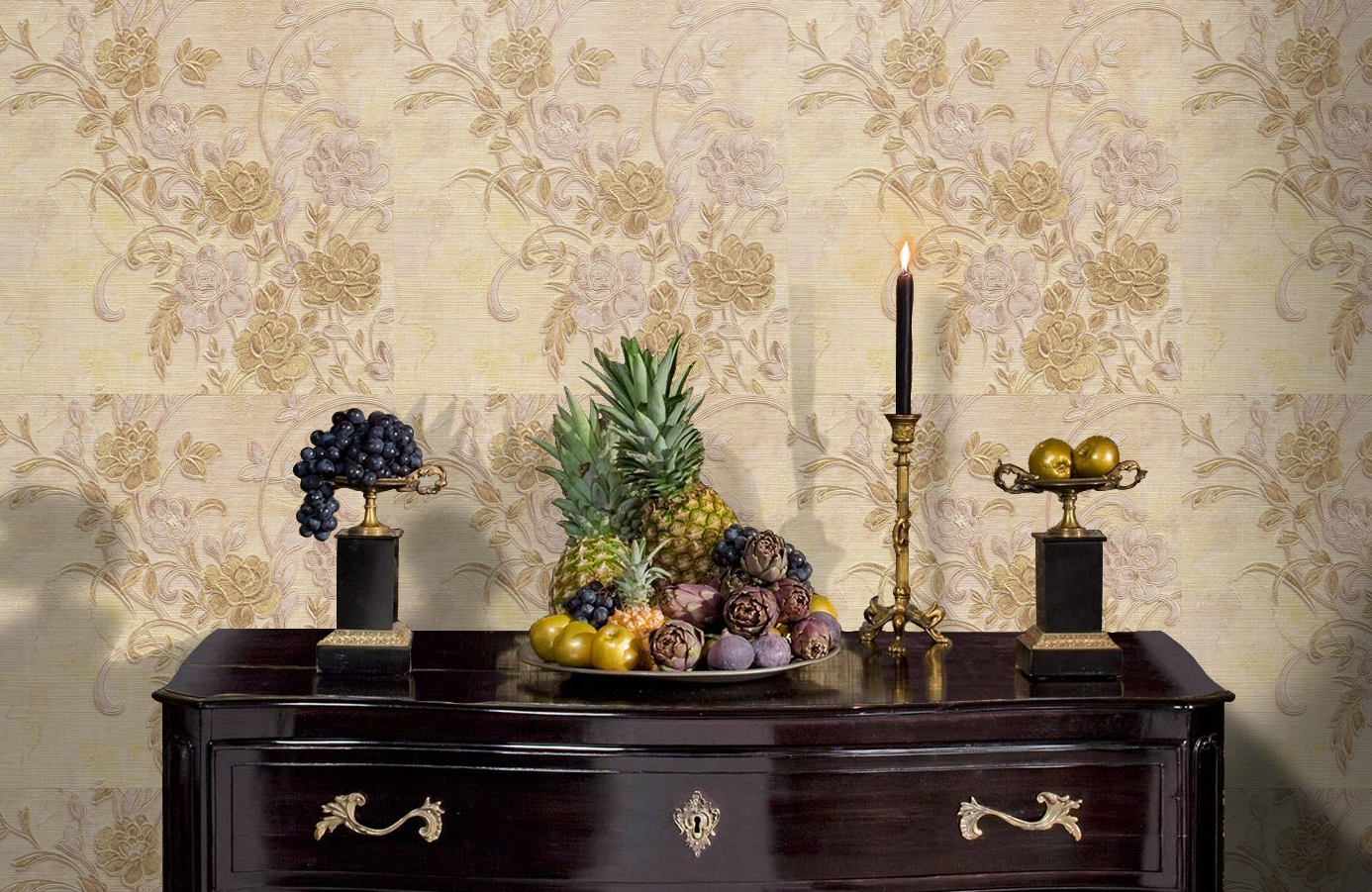 Обои 80935 фото в интерьере гостиной