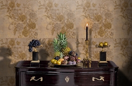 Обои 80936 фото в интерьере гостиной превью