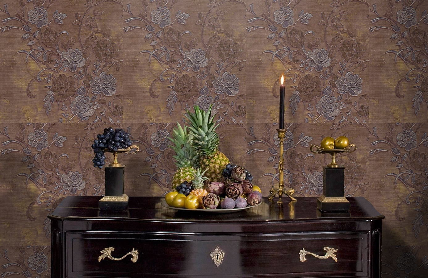 Обои 80937 фото в интерьере гостиной