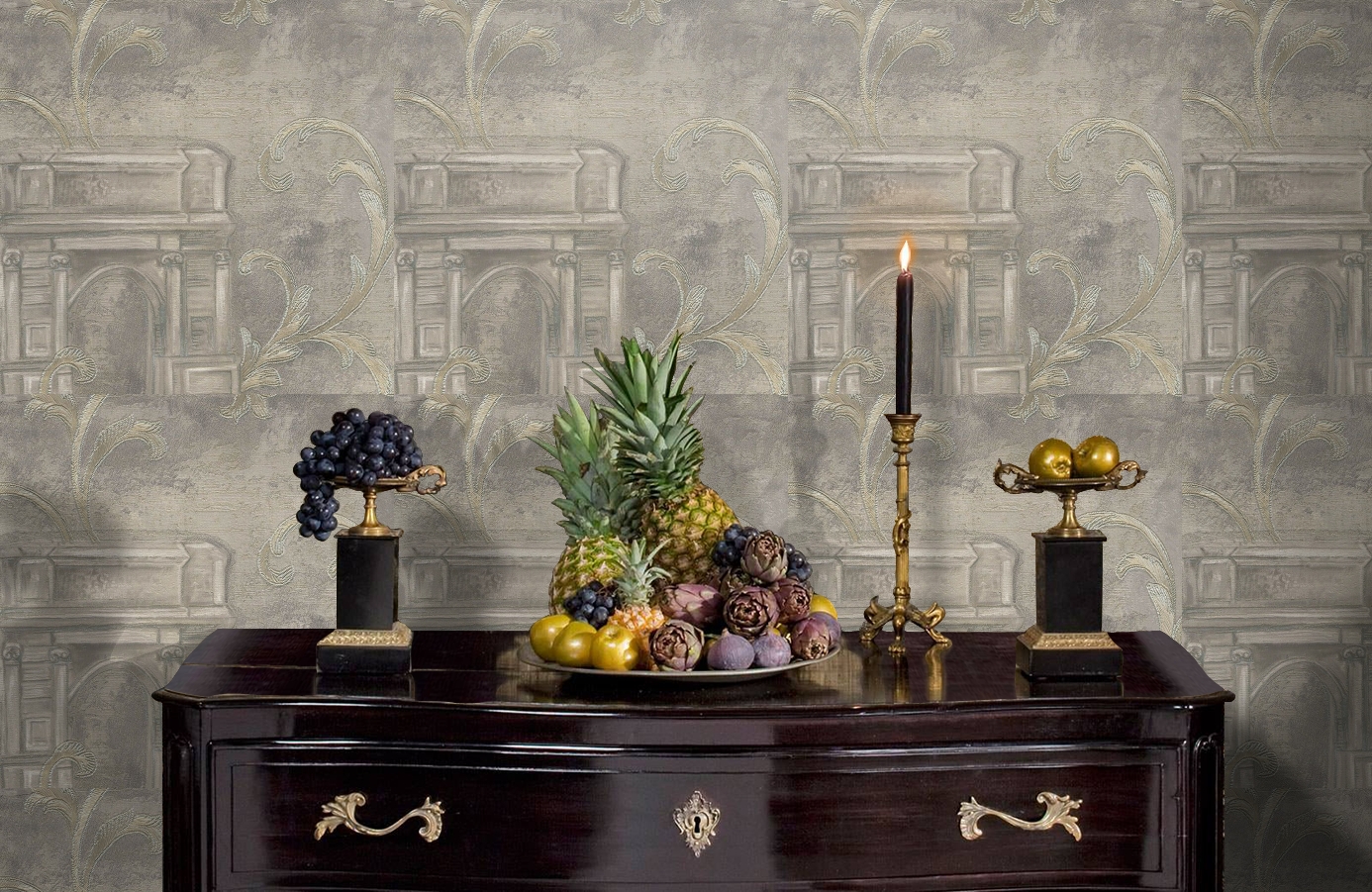 Обои 81107 фото в интерьере гостиной