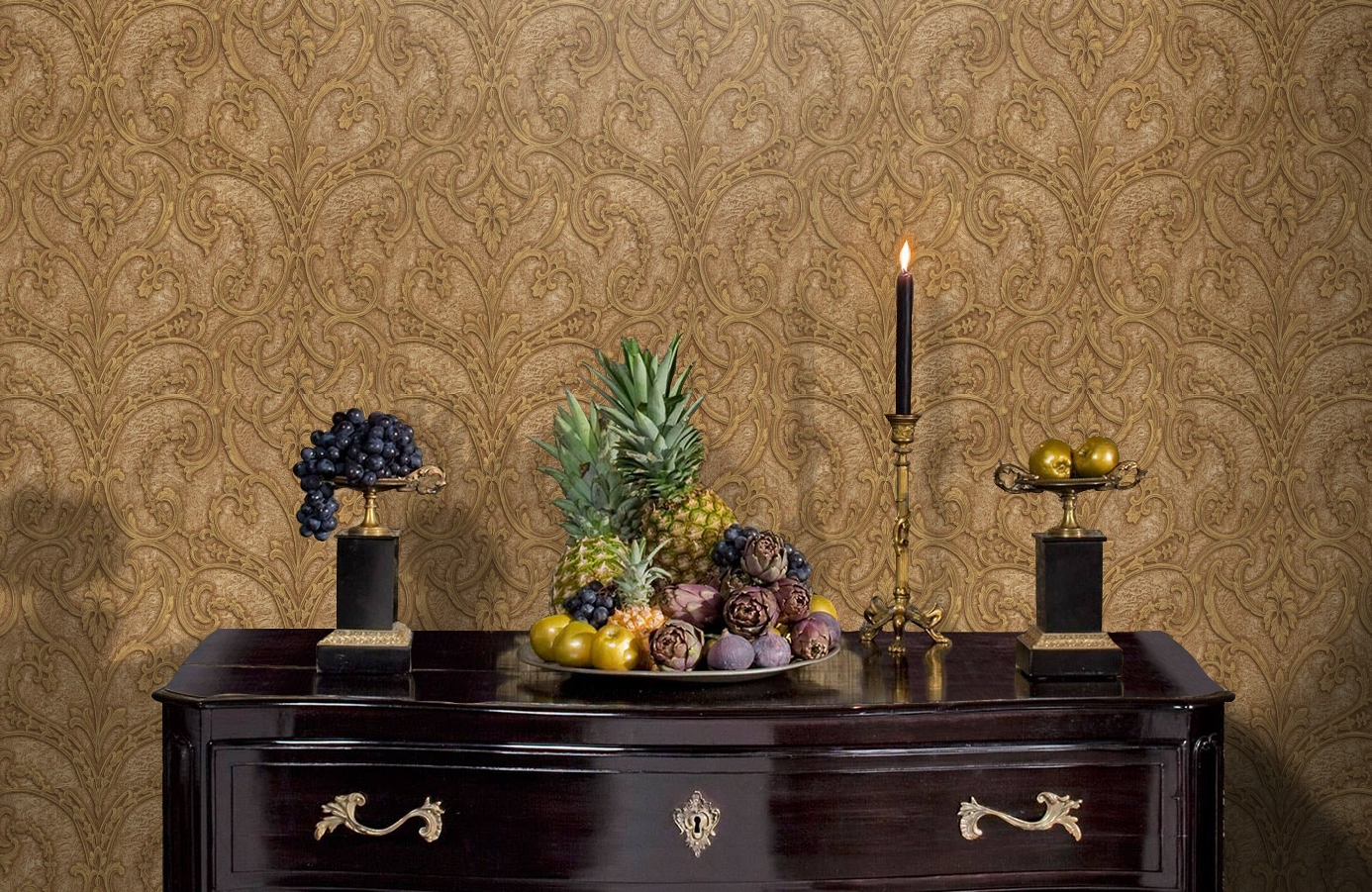 Обои 81403 фото в интерьере гостиной