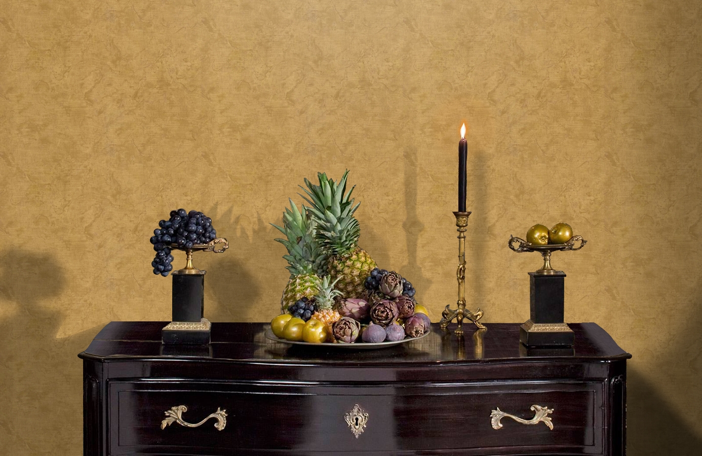 Обои 81522 фото в интерьере гостиной