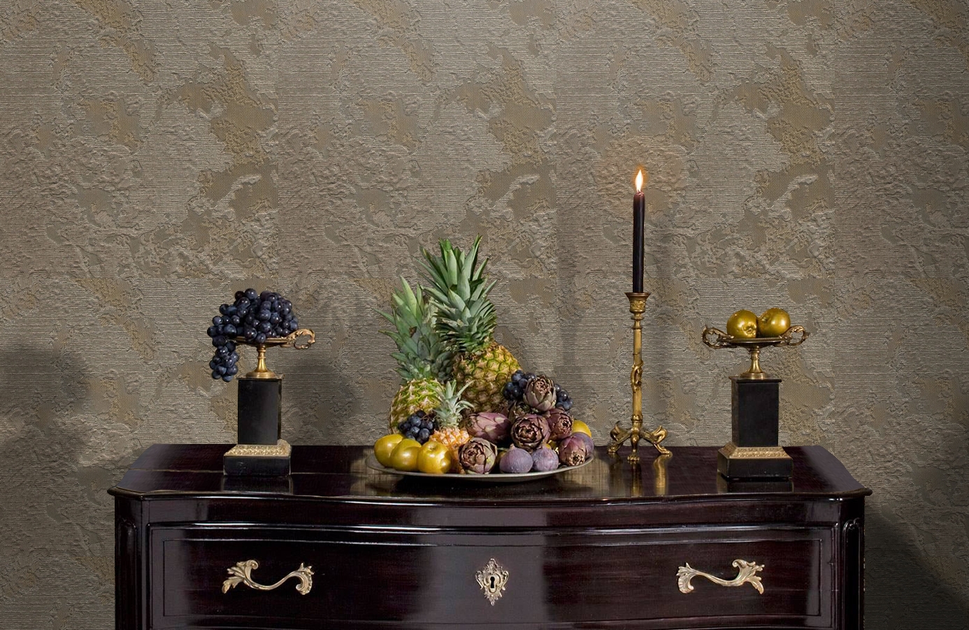 Обои 81554 фото в интерьере гостиной