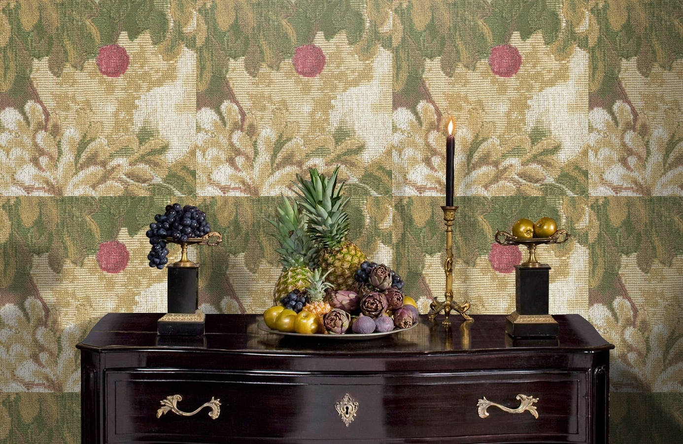 Обои 81691 фото в интерьере гостиной