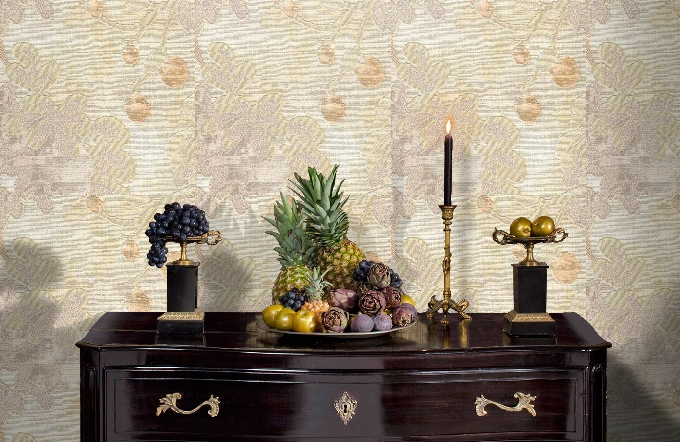 Обои 81694 фото в интерьере гостиной