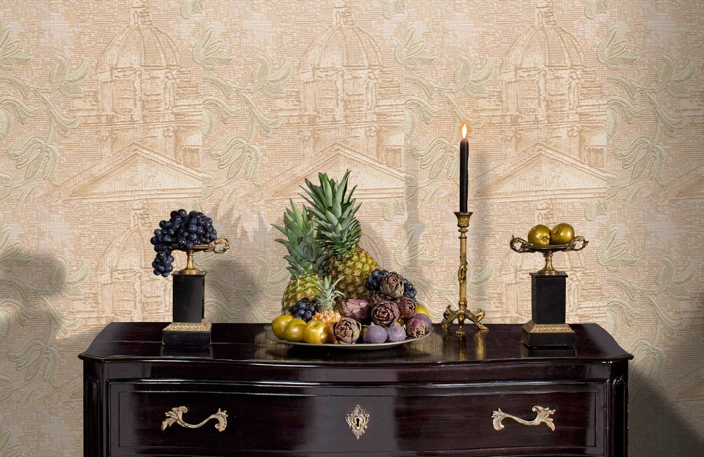 Обои 81705 фото в интерьере гостиной