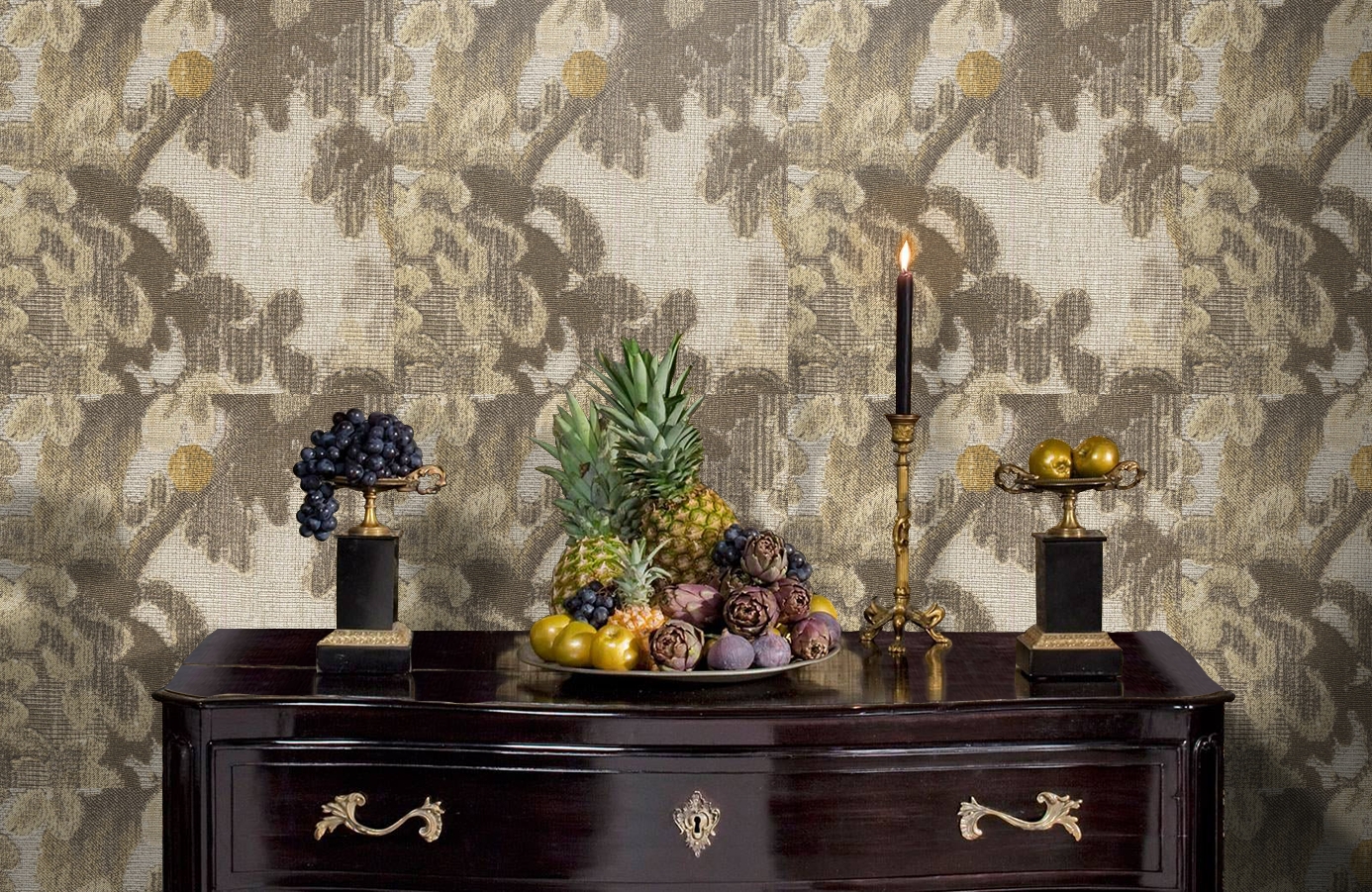 Обои 81725 фото в интерьере гостиной