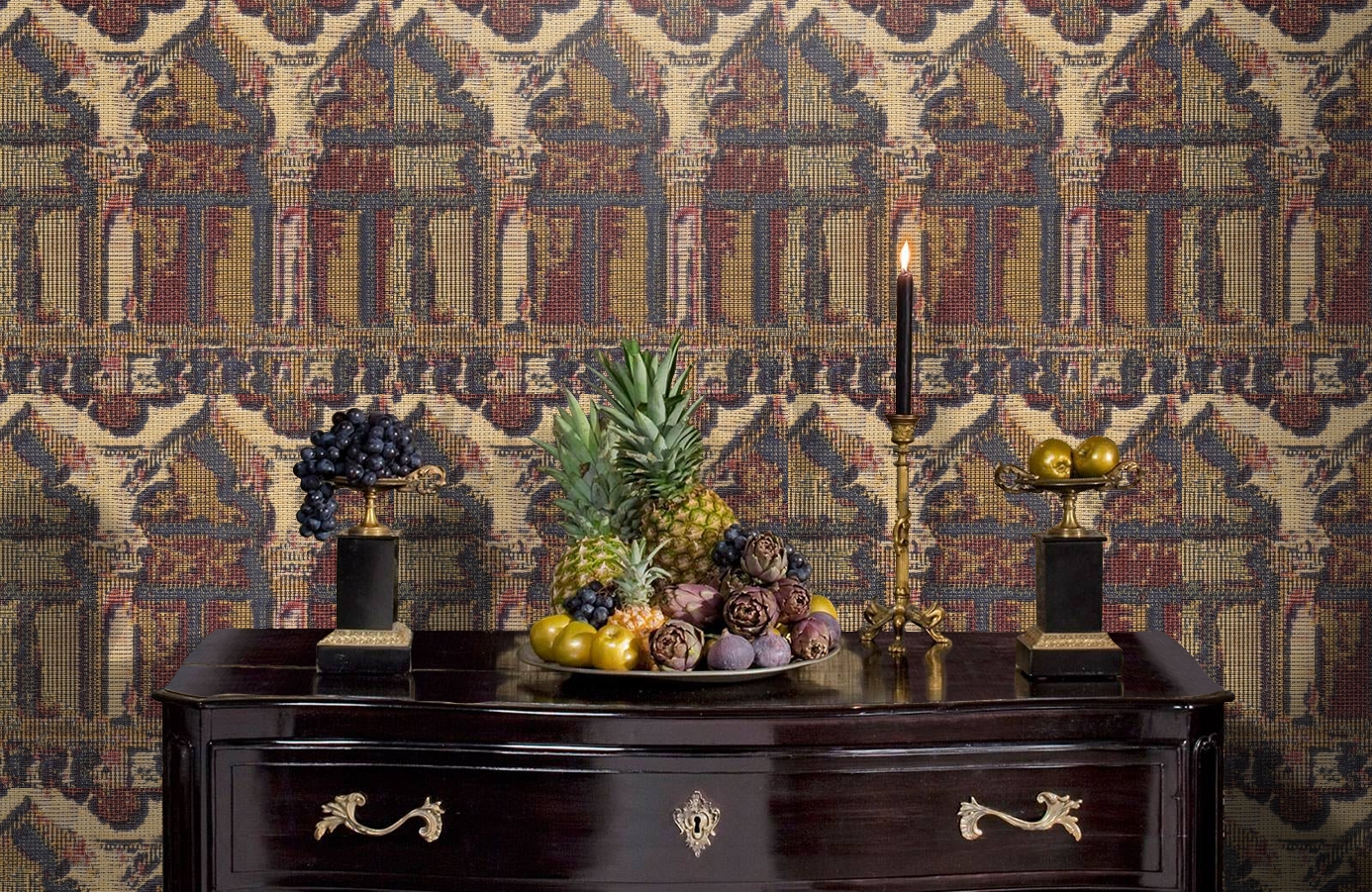 Обои 81730 фото в интерьере гостиной