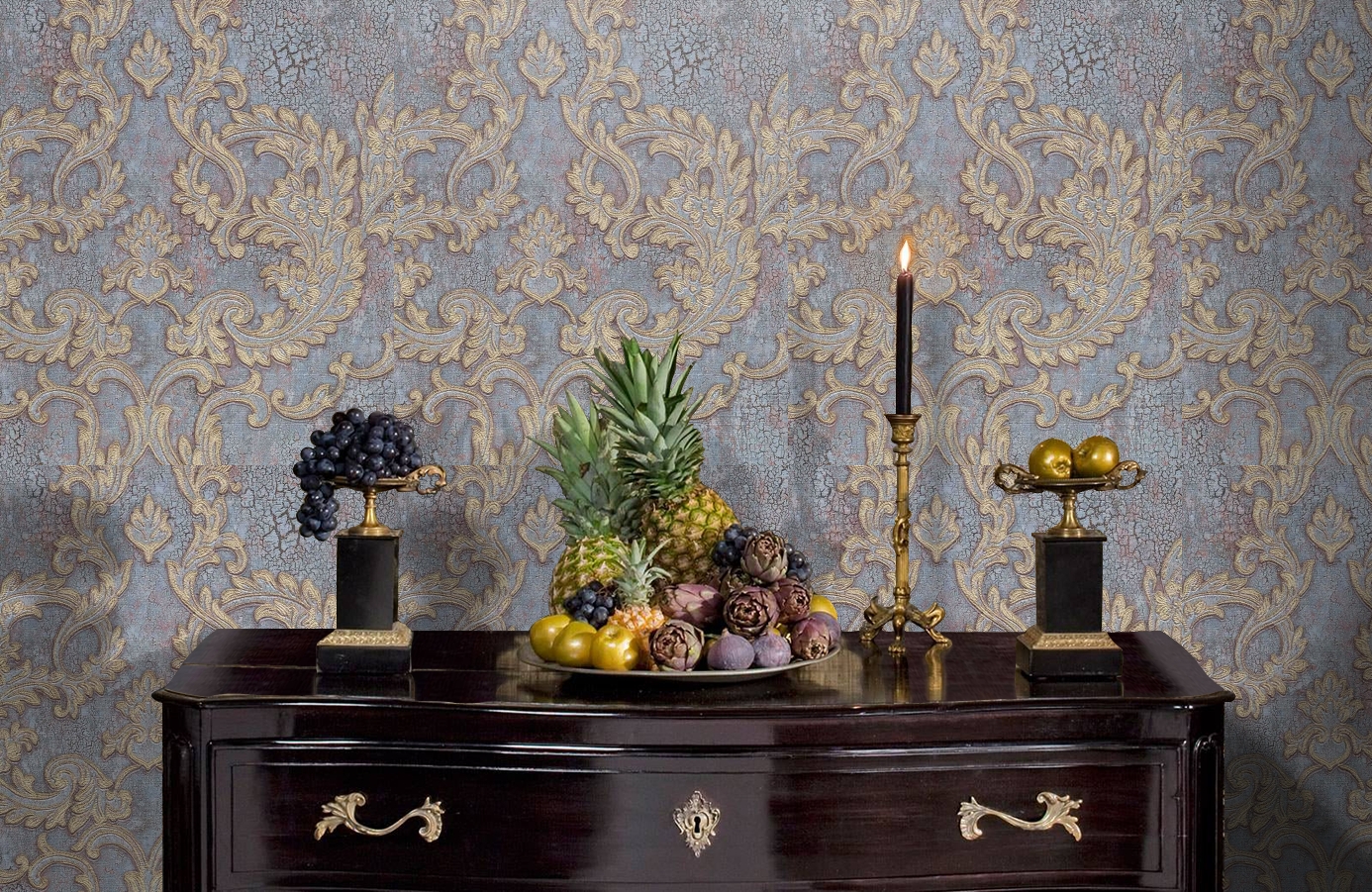 Обои 81808 фото в интерьере гостиной