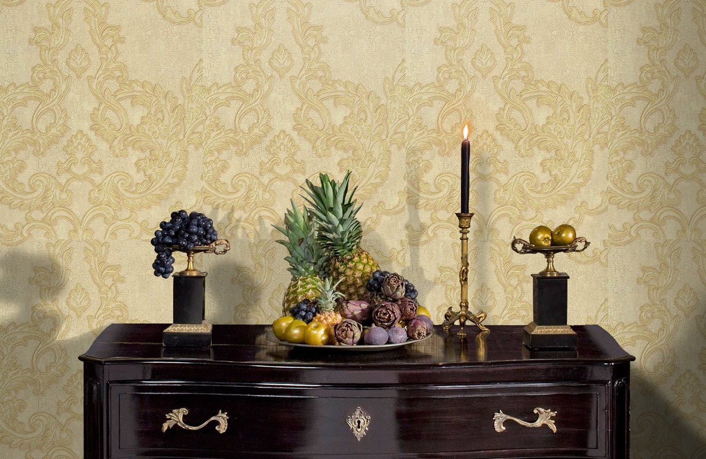 Обои 81809 фото в интерьере гостиной