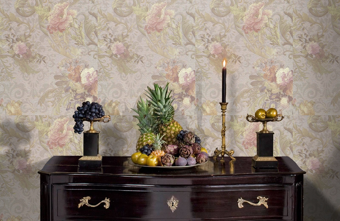 Обои 81814 фото в интерьере гостиной