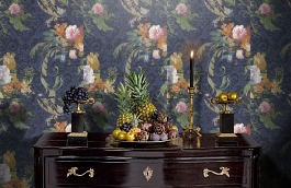 Обои 81823 фото в интерьере гостиной превью