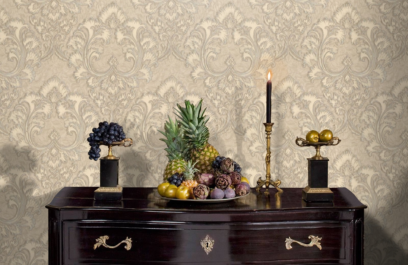 Обои 81935 фото в интерьере гостиной