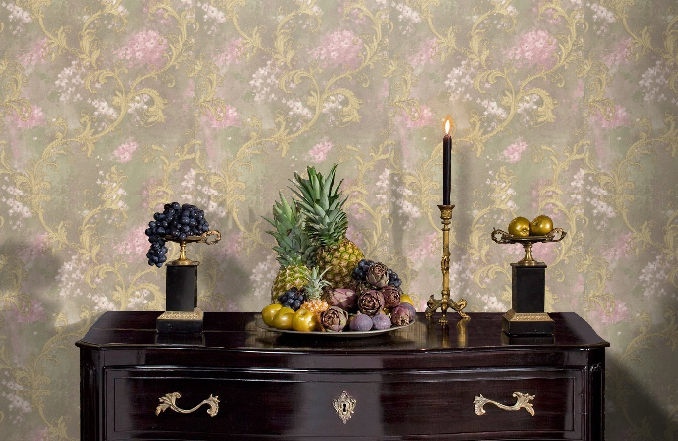 Обои 82212 фото в интерьере гостиной