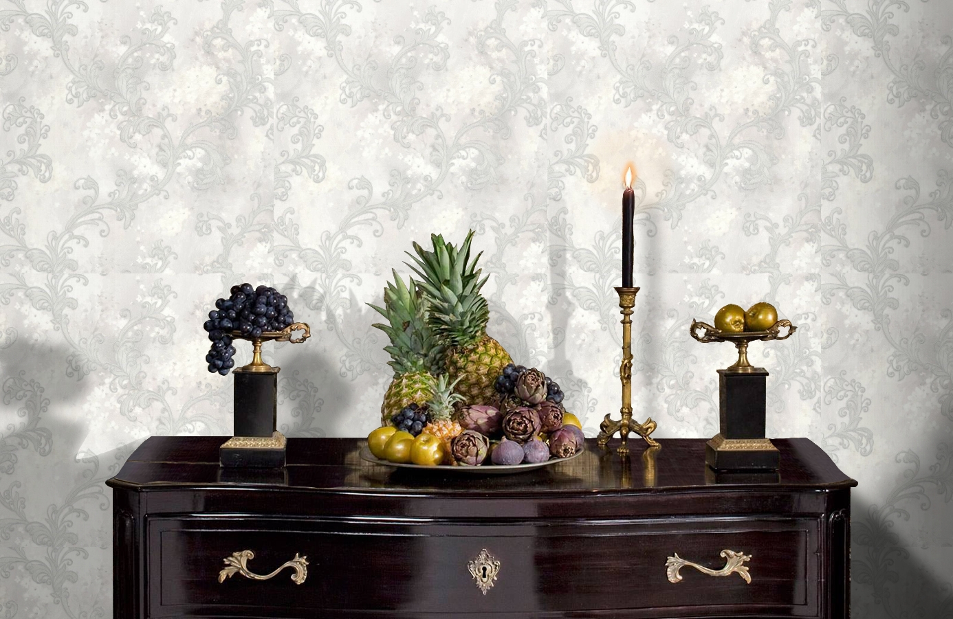 Обои 82213 фото в интерьере гостиной